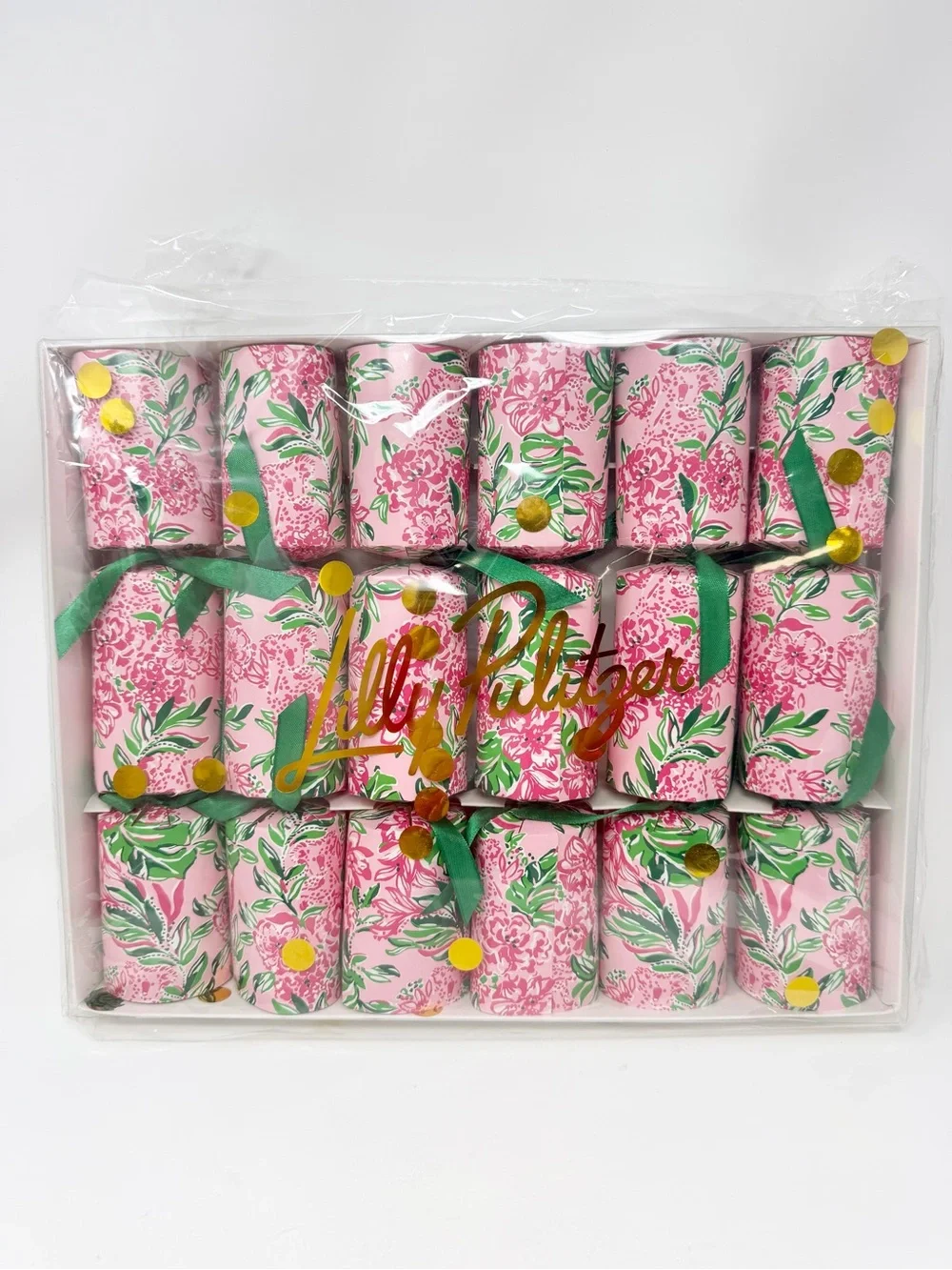 NWT Lilly Pulitzer Party Poppers - Set of 6 Koala La La Conch Shell Pink